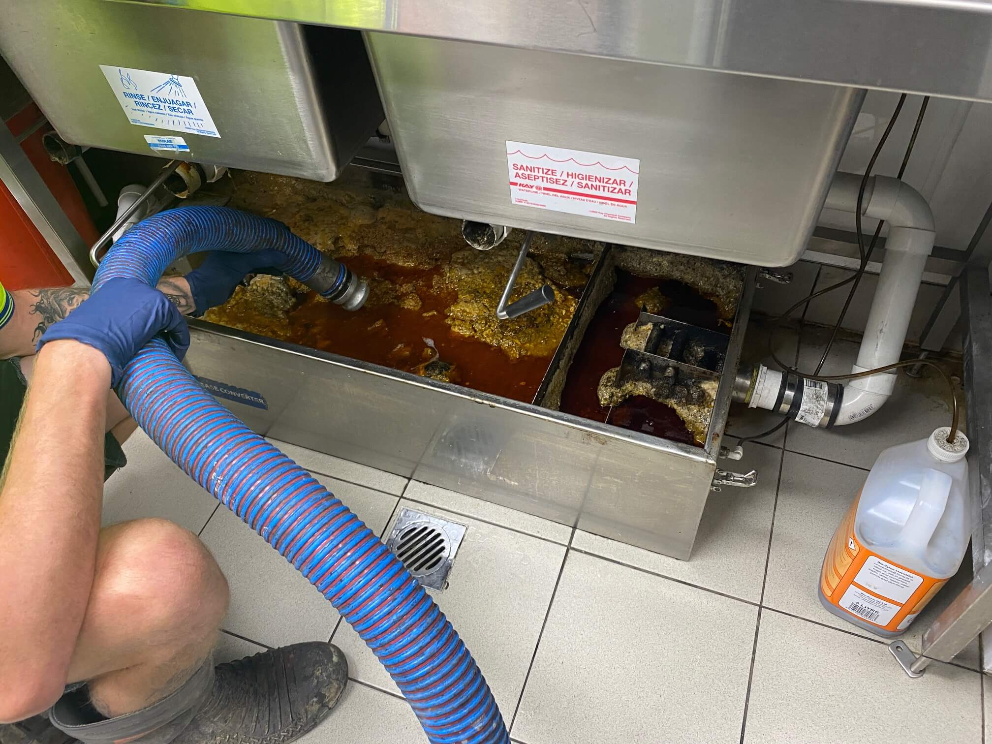 Grease Trap Cleaning in Pecan Grove